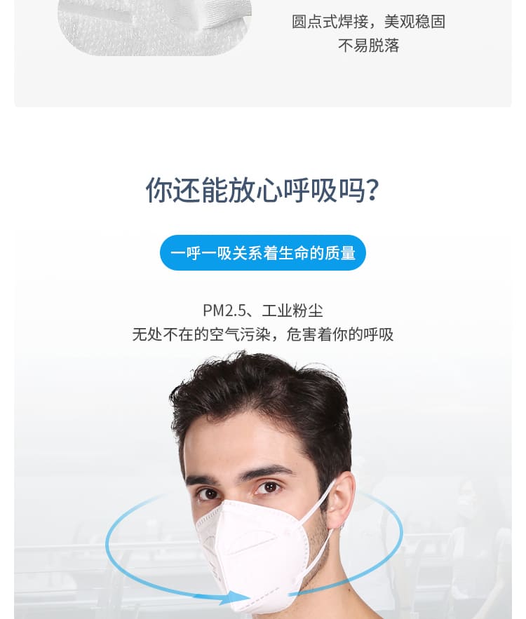 霍尼韦尔（Honeywell） H950 KN95 折叠式口罩 (耳带式)